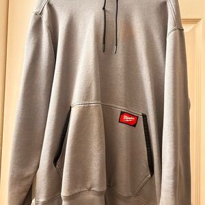 Gray Men's hooded Sweatshirt